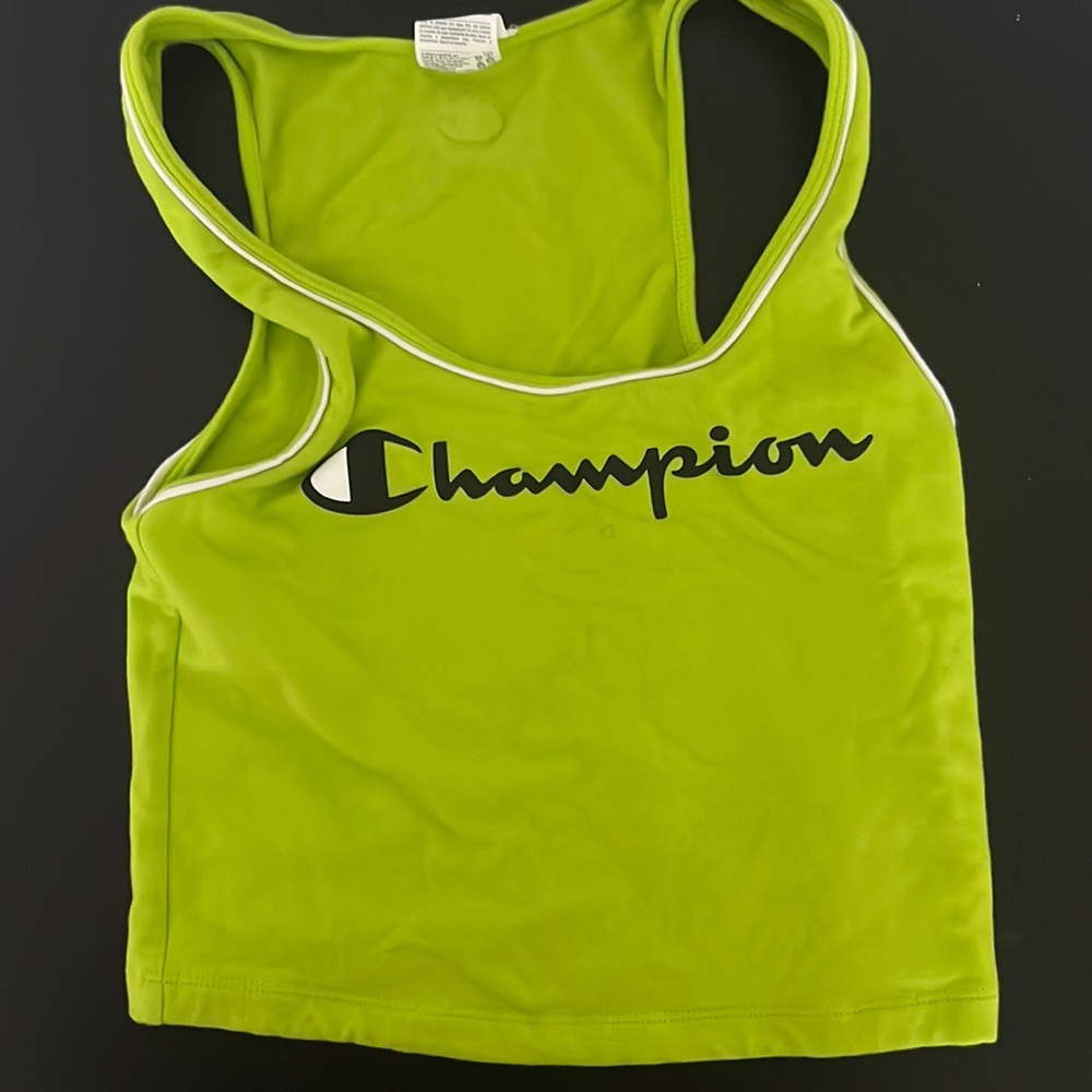 Champion Lime/ green crop top
